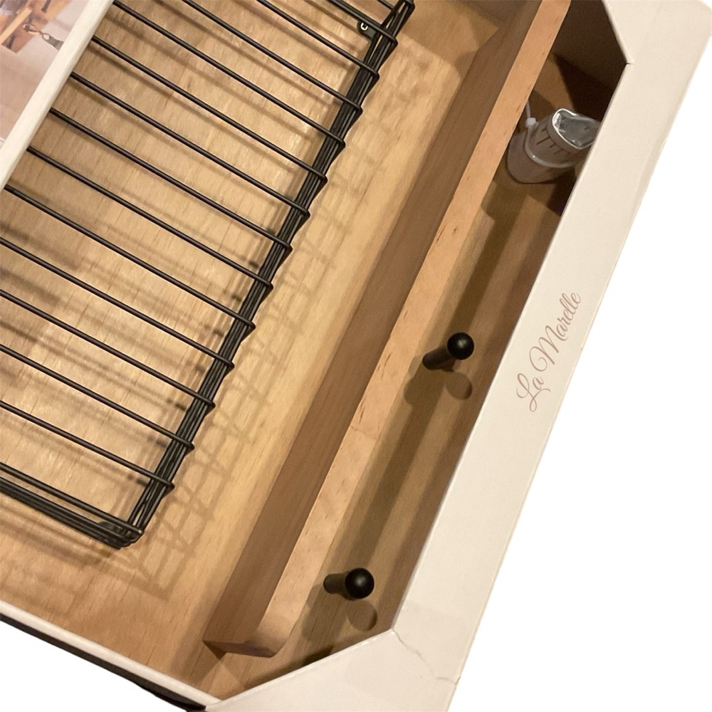 17"x14" Wall Organizer Brown/Black - Threshold - Picture 6 of 7